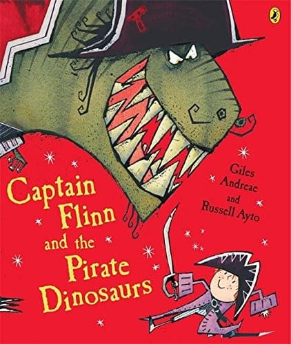 Portada de Captain Flinn and the Pirate Dinosaurs (Picture Puffin)