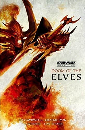 Portada de Doom of the Elves: The Curse of Khaine / Deathblade (Warhammer: The End Times)