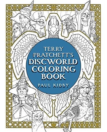 Portada de Terry Pratchett's Discworld Coloring Book
