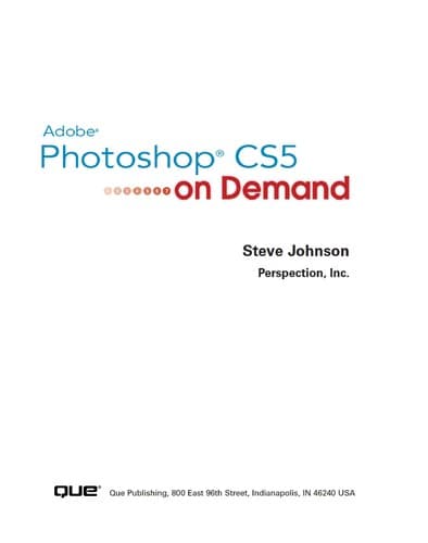 Portada de Adobe Photoshop CS5 on demand