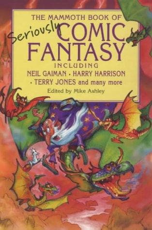Portada de Mammoth Book of Seriously Comic Fantasy