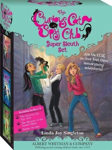 Portada de The Curious Cat Spy Club Boxed Set #1-3