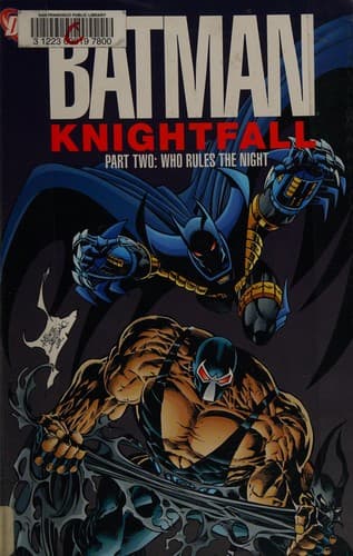 Portada de Batman: knightfall