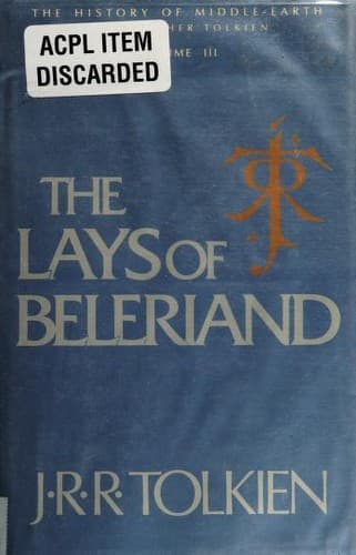 Portada de The Lays of Beleriand